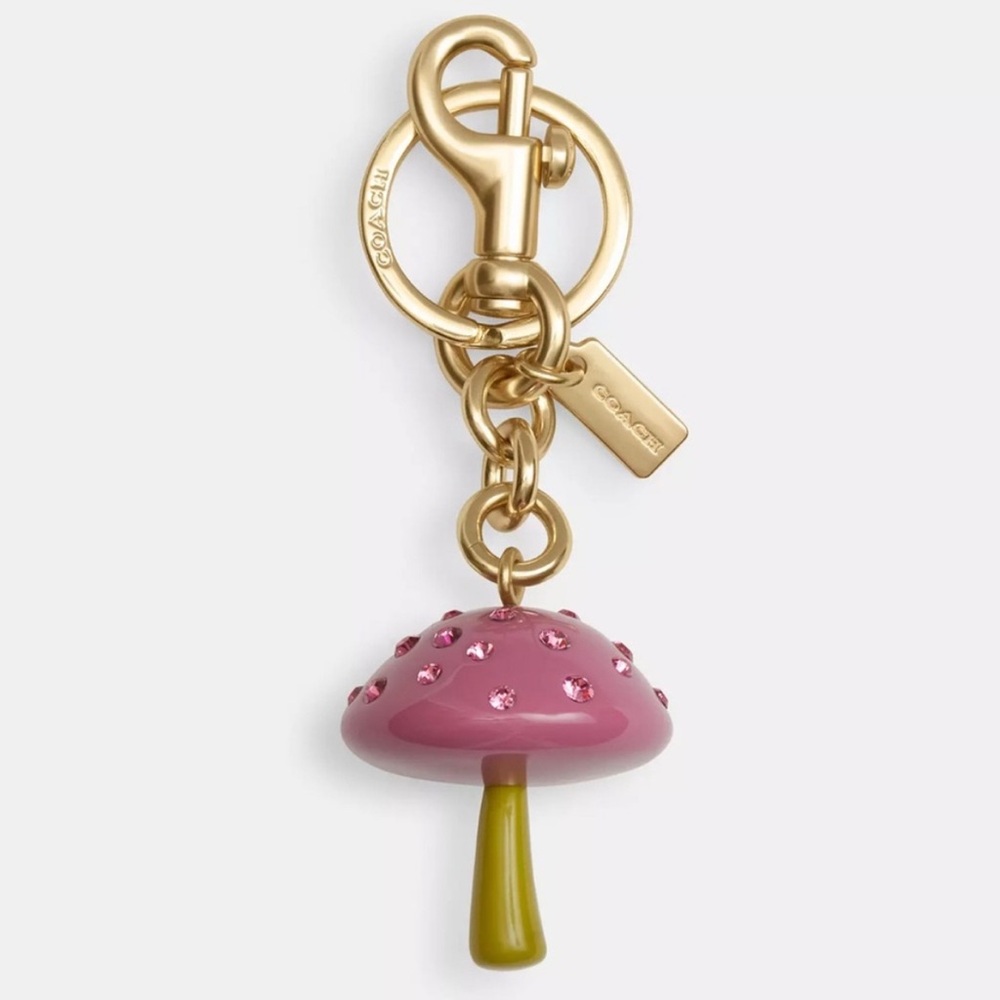NWT Coach Outlet Coach X Observed By Us Mushroom Bag Charm - Picture 1 of 10